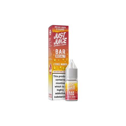 5mg Just Juice Bar 10ml Nic Salt (40VG/60PG) - Flavour: Banana