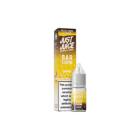 5mg Just Juice Bar 10ml Nic Salt (40VG/60PG) - Flavour: Vanilla Rhubarb