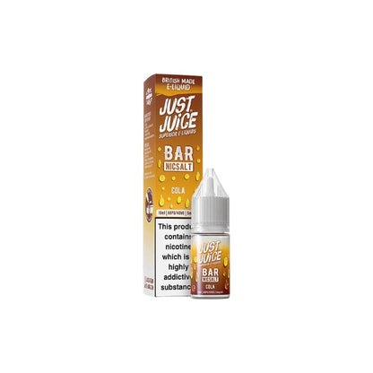 5mg Just Juice Bar 10ml Nic Salt (40VG/60PG) - Flavour: Tropical Peach