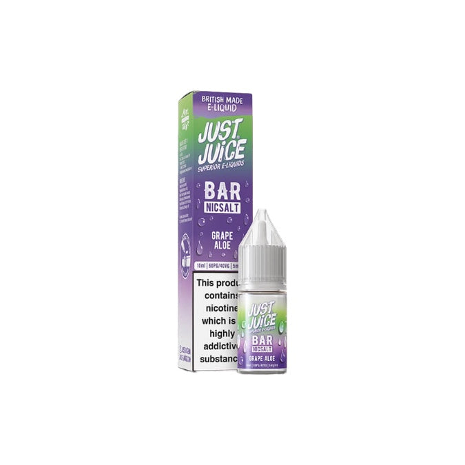 5mg Just Juice Bar 10ml Nic Salt (40VG/60PG) - Flavour: Strawberry Kiwi