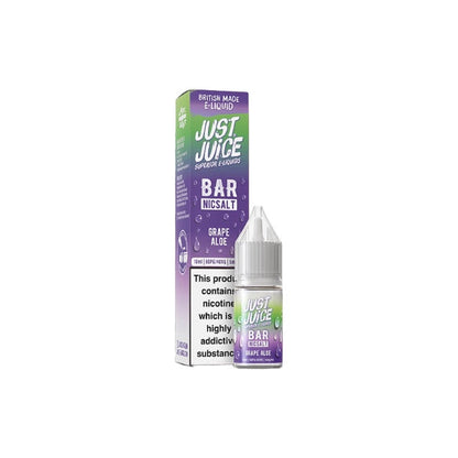 5mg Just Juice Bar 10ml Nic Salt (40VG/60PG) - Flavour: Strawberry Kiwi