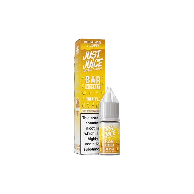 5mg Just Juice Bar 10ml Nic Salt (40VG/60PG) - Flavour: Vanilla Rhubarb