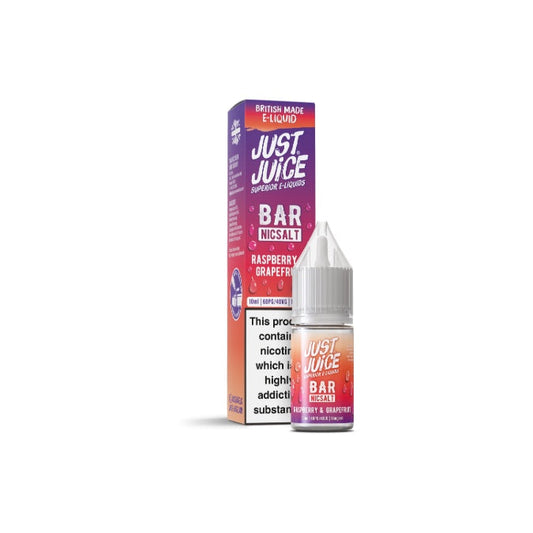 10mg Just Juice Bar 10ml Nic Salt (40VG/60PG) - Flavour: Spearmint