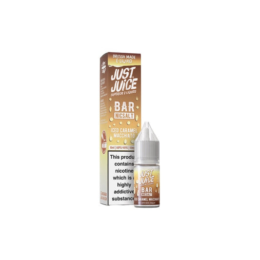 10mg Just Juice Bar 10ml Nic Salt (40VG/60PG) - Flavour: Tropical Peach