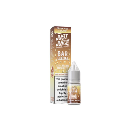 10mg Just Juice Bar 10ml Nic Salt (40VG/60PG) - Flavour: Strawberry Kiwi