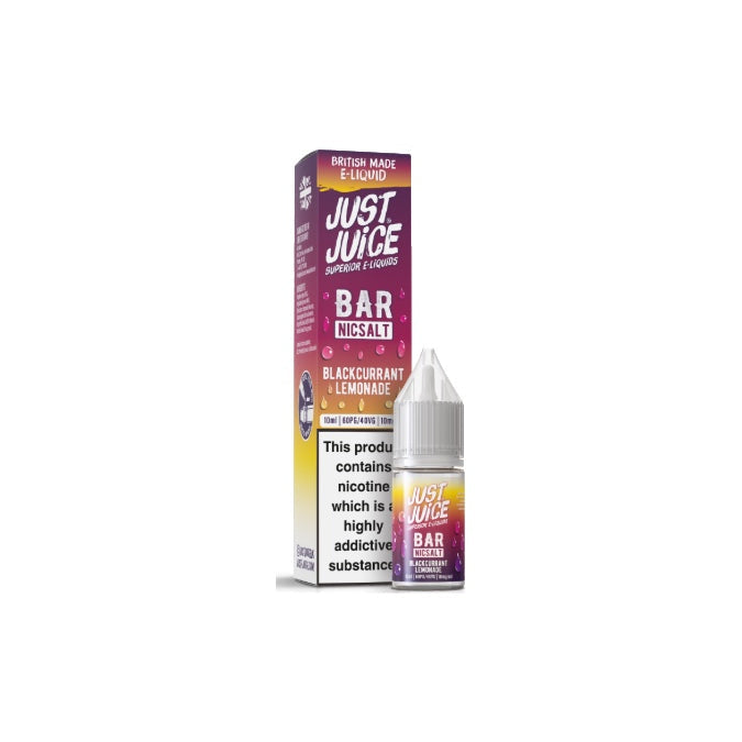 10mg Just Juice Bar 10ml Nic Salt (40VG/60PG) - Flavour: Strawberry Kiwi