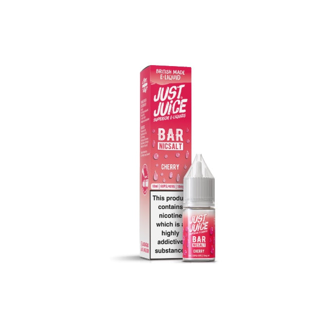 10mg Just Juice Bar 10ml Nic Salt (40VG/60PG) - Flavour: Vanilla Rhubarb