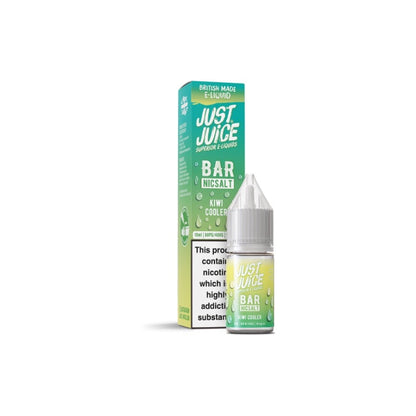10mg Just Juice Bar 10ml Nic Salt (40VG/60PG) - Flavour: Vanilla Rhubarb