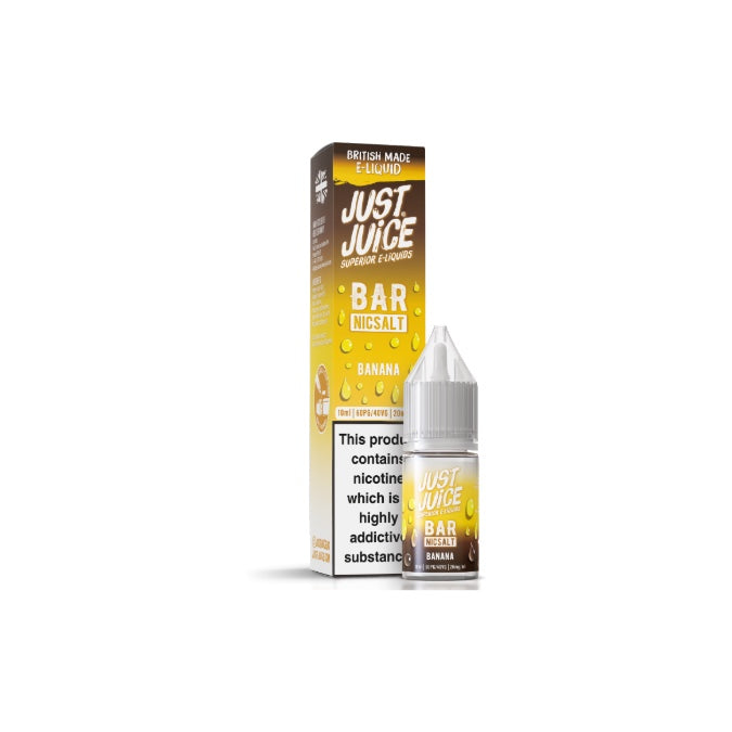 20mg Just Juice Bar 10ml Nic Salt (40VG/60PG) - Flavour: Lemon & Lime