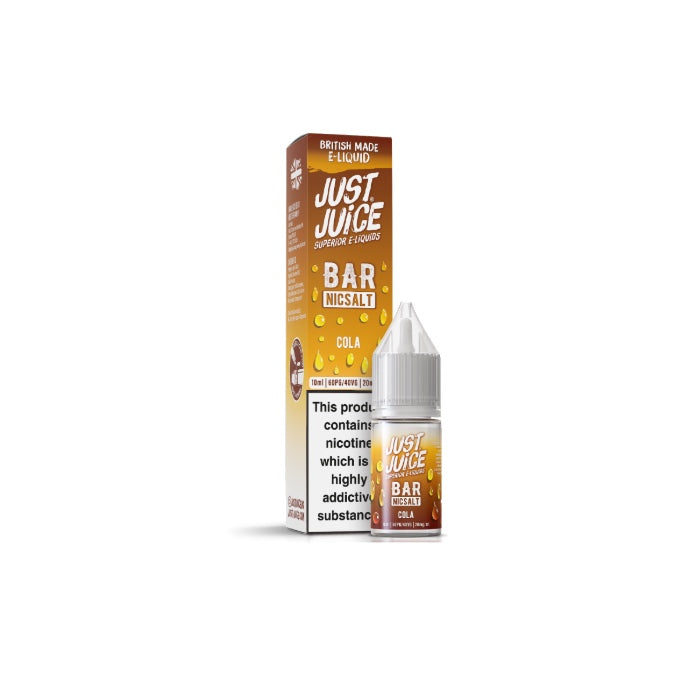 20mg Just Juice Bar 10ml Nic Salt (40VG/60PG) - Flavour: Dragonfruit & Raspberry