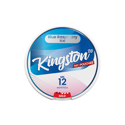 12mg Kingston Nicotine Pouches - 20 Pouches - Flavour: Grape Ice