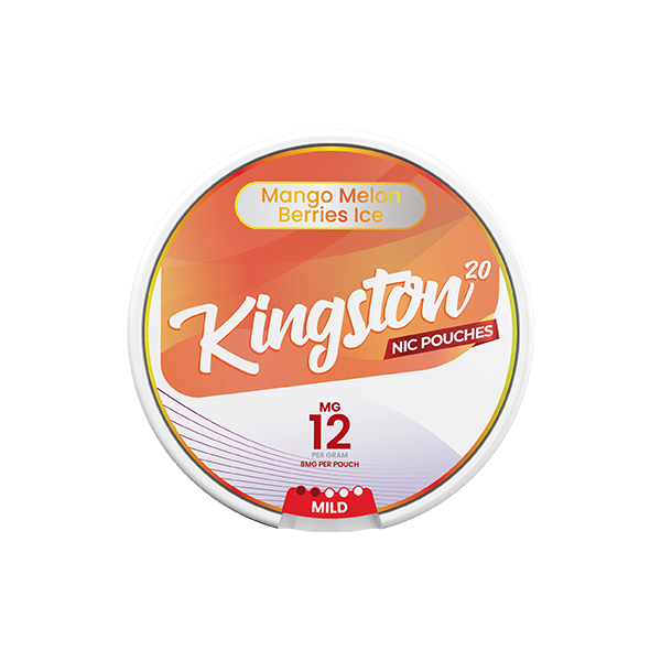 12mg Kingston Nicotine Pouches - 20 Pouches - Flavour: Grape Ice