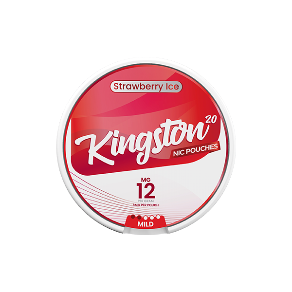 12mg Kingston Nicotine Pouches - 20 Pouches - Flavour: Grape Ice