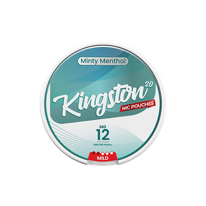 12mg Kingston Nicotine Pouches - 20 Pouches - Flavour: Blackcurrant Ice