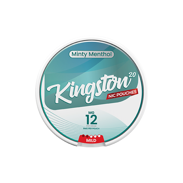 12mg Kingston Nicotine Pouches - 20 Pouches - Flavour: Blue Raspberry Ice