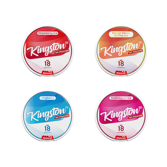 18mg Kingston Nicotine Pouches - 20 Pouches - Flavour: Cherry Cola