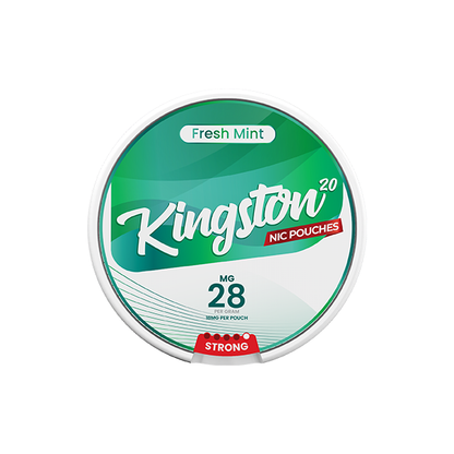 28mg Kingston Nicotine Pouches - 20 Pouches - Flavour: Blackcurrant Ice