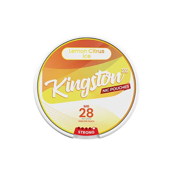 28mg Kingston Nicotine Pouches - 20 Pouches - Flavour: Strawberry Ice
