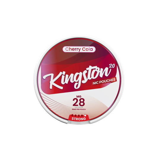 28mg Kingston Nicotine Pouches - 20 Pouches - Flavour: Cherry Cola