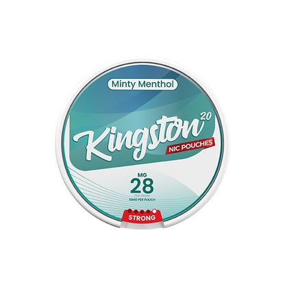 28mg Kingston Nicotine Pouches - 20 Pouches - Flavour: Grape Ice