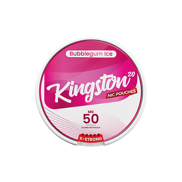 50mg Kingston Nicotine Pouches - 20 Pouches - Flavour: Zingberry