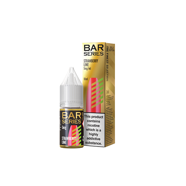 5mg Bar Series Gold Edition Nic Salt 10ml (50VG/50PG) - Flavour: Pineapple Peach Watermelon