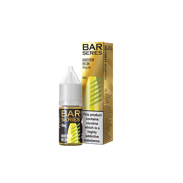 10mg Bar Series Gold Edition Nic Salt 10ml (50VG/50PG) - Flavour: Pineapple Peach Watermelon