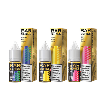 20mg Bar Series Gold Edition Nic Salt 10ml (50VG/50PG) - Flavour: Fizzy White Grape