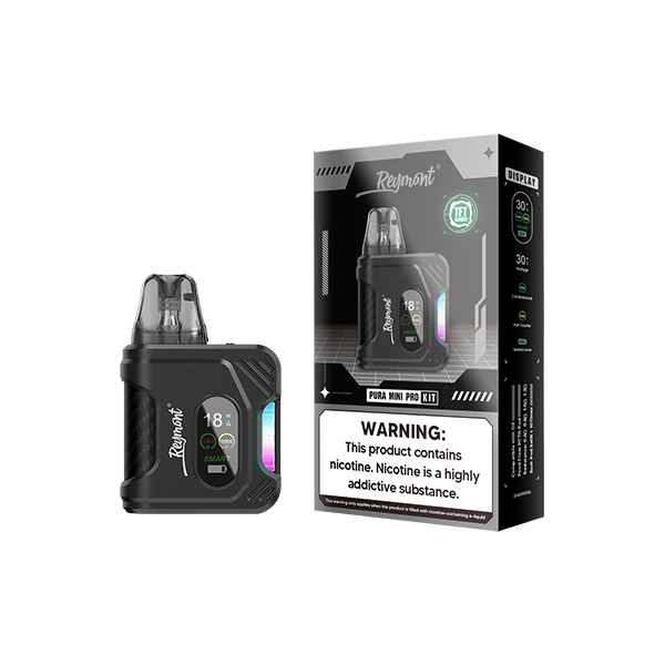 Reymont Pura Mini Pro Pod Vape Kit 30W - Color: Gunmental Black