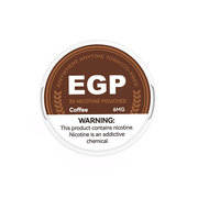 6mg EGP Nicotine Pouches - 20 Pouches (Buy 1 Get 1 Free) - Flavour: Coffee