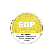 6mg EGP Nicotine Pouches - 20 Pouches (Buy 1 Get 1 Free) - Flavour: spearmint