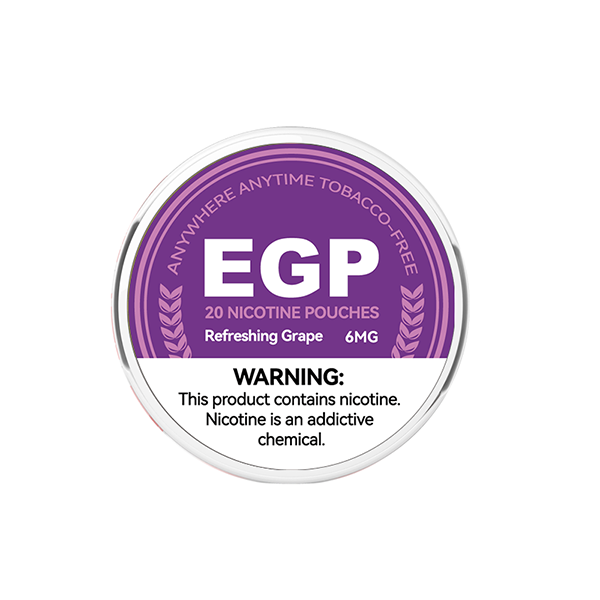 6mg EGP Nicotine Pouches - 20 Pouches (Buy 1 Get 1 Free) - Flavour: spearmint