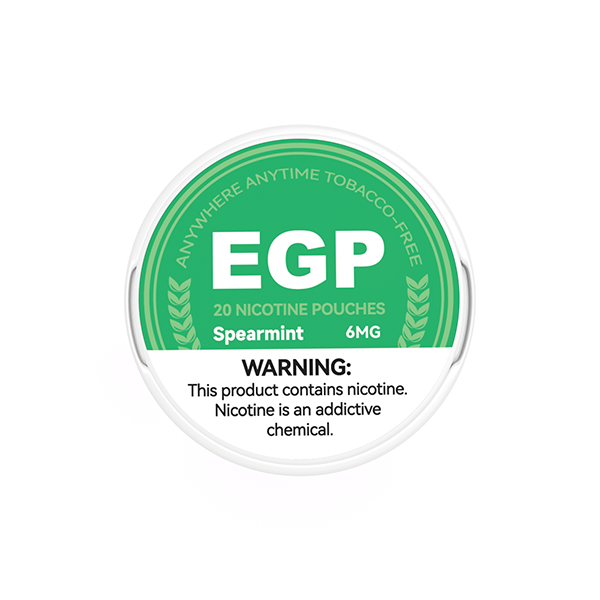 6mg EGP Nicotine Pouches - 20 Pouches (Buy 1 Get 1 Free) - Flavour: Ice Watermelon