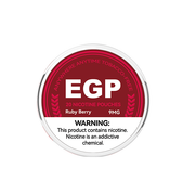 9mg EGP Nicotine Pouches - 20 Pouches (Buy 1 Get 1 Free) - Flavour: Mixed Berries