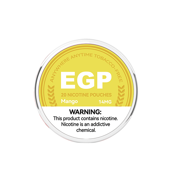 14mg EGP Nicotine Pouches - 20 Pouches - Flavour: Peach