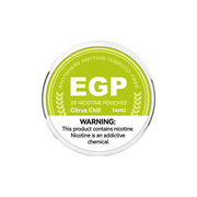 14mg EGP Nicotine Pouches - 20 Pouches - Flavour: Peach