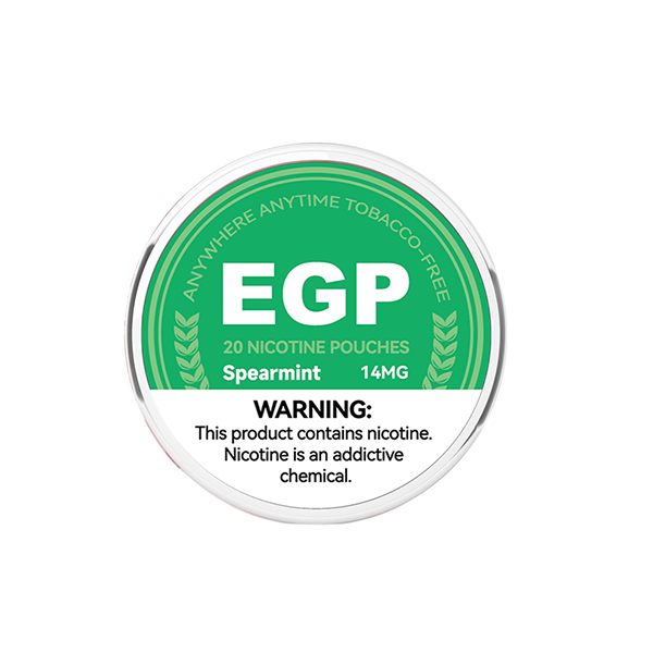14mg EGP Nicotine Pouches - 20 Pouches - Flavour: Peach