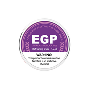 14mg EGP Nicotine Pouches - 20 Pouches - Flavour: Peach