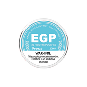 20mg EGP Nicotine Pouches - 20 Pouches (Buy 1 Get 1 Free) - Flavour: Ice Mint