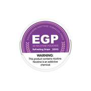 20mg EGP Nicotine Pouches - 20 Pouches (Buy 1 Get 1 Free) - Flavour: Refreshing Grape