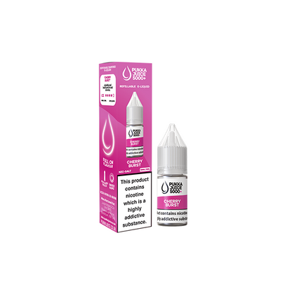 10mg Pukka Juice 5000+ 10ml Nic Salt (50VG/50PG) - Flavour: Lemon & Lime