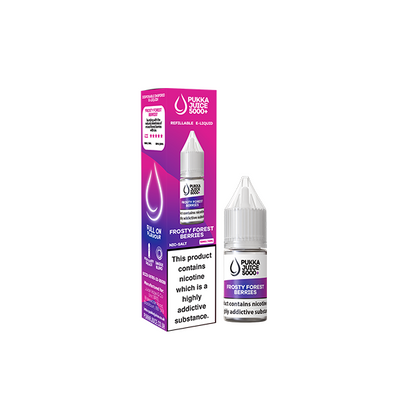 10mg Pukka Juice 5000+ 10ml Nic Salt (50VG/50PG) - Flavour: Berry Blast