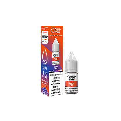 10mg Pukka Juice 5000+ 10ml Nic Salt (50VG/50PG) - Flavour: Lemon & Lime