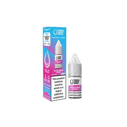 10mg Pukka Juice 5000+ 10ml Nic Salt (50VG/50PG) - Flavour: Black Razz Breeze