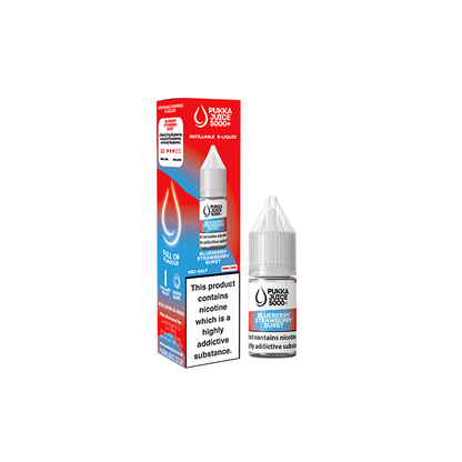 10mg Pukka Juice 5000+ 10ml Nic Salt (50VG/50PG) - Flavour: Berry Frenzy