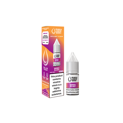 20mg Pukka Juice 5000+ 10ml Nic Salt (50VG/50PG) - Flavour: Lemon & Lime