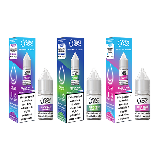 20mg Pukka Juice 5000+ 10ml Nic Salt (50VG/50PG) - Flavour: Berry Frenzy