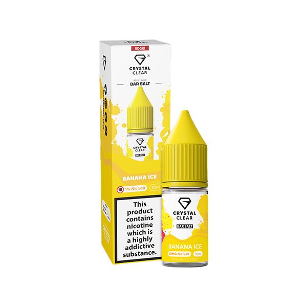 10mg Crystal Clear Nic Salt 10ml (50VG/50PG) - Flavour: Strawberry Watermelon Ice