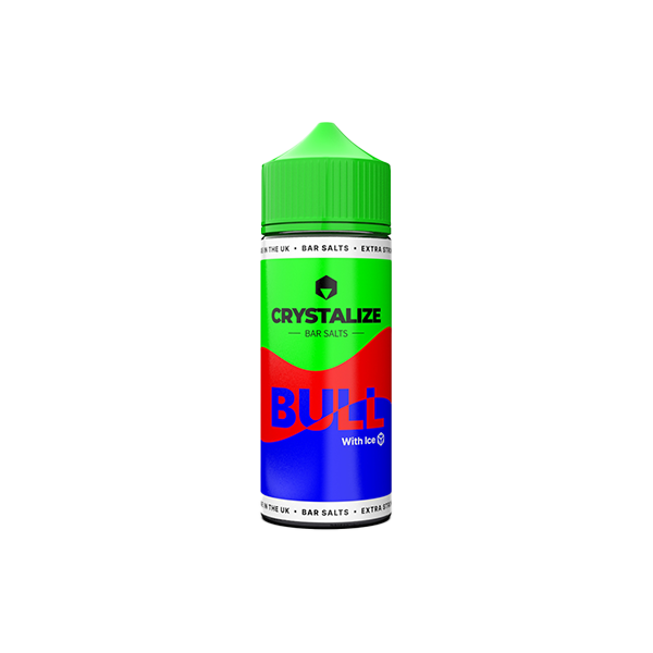 0mg Crystalize Bar Salts 120ml Longfill (50VG/50PG) - Flavour: Blueberry Kiwi