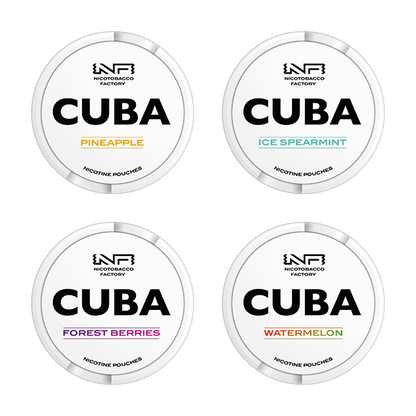 16mg CUBA White Nicotine Pouches - 25 Pouches - Flavour: Peach